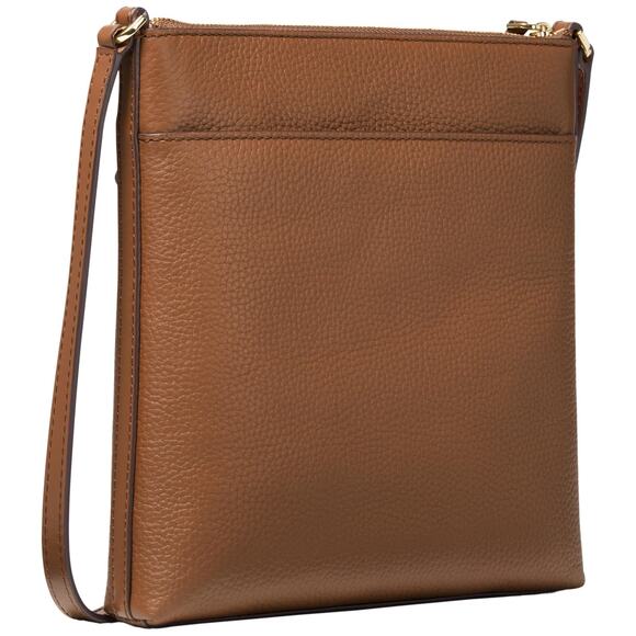 NWT Michael Kors Jet Set Charm Small Flat Crossbody Bag Luggage One Size - Picture 2 of 7